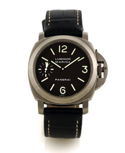 replica Panerai - PAM00061 Luminor Marina Titanium Brown watch