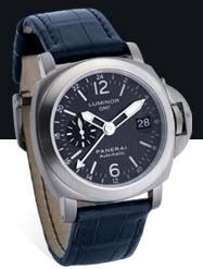 replica Panerai - PAM00089 Luminor GMT Titanium watch - Click Image to Close