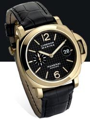 replica Panerai - PAM00140 Luminor Marina Automatic Yellow Gold watch - Click Image to Close