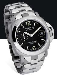 replica Panerai - PAM00165 Luminor Marina Automatic Stainless Steel / Titanium watch