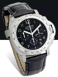 replica Panerai - PAM00196 Luminor Chrono Daylight Black watch