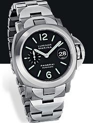 replica Panerai - PAM00221 Luminor Marina Automatic Titanium Bracelet watch