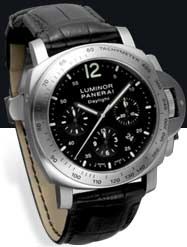 replica Panerai - PAM00250 Luminor Chrono Daylight Black II watch - Click Image to Close