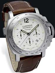 replica Panerai - PAM00251 Luminor Chrono Daylight Ivory watch - Click Image to Close