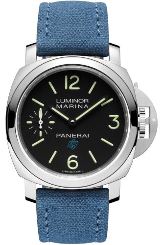 replica Panerai - PAM00777 Luminor Marina Logo 3 Days Black / Blue OP watch