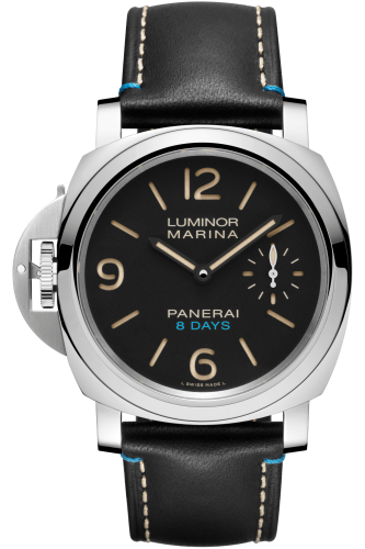 replica Panerai - PAM00796 Luminor Marina 44 Left-Handed 8 Days Power Reserve Stainless Steel / Black watch