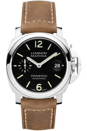 replica Panerai - PAM01048 Luminor Marina 40 Automatic Stainless Steel / Black watch - Click Image to Close