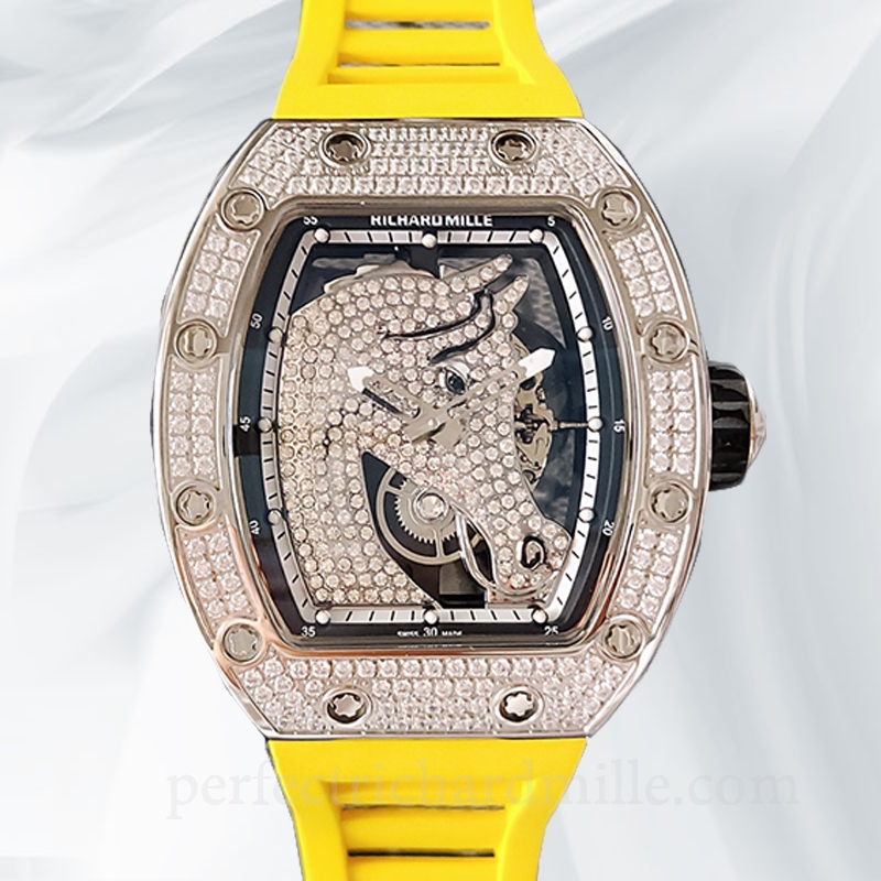 replica Richard Mille RM52-02 Men Mechanical Watch Rubber Band watch - Click Image to Close