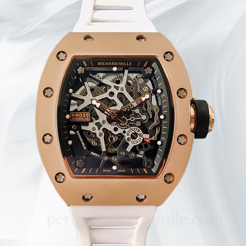 replica Richard Mille RM35 Men Mechanical Watch Rubber Band watch - Click Image to Close