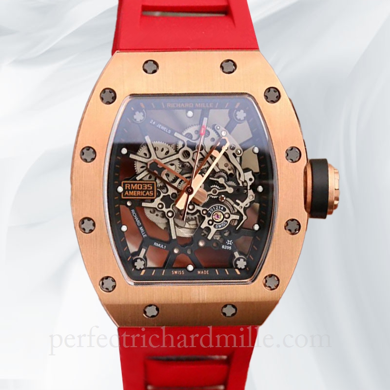 replica Richard Mille RM35 Men Mechanical Skeleton Dial Watch - Click Image to Close