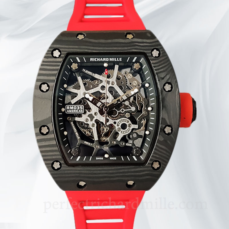 replica Richard Mille RM35 Men Mechanical Watch Rubber Band watch