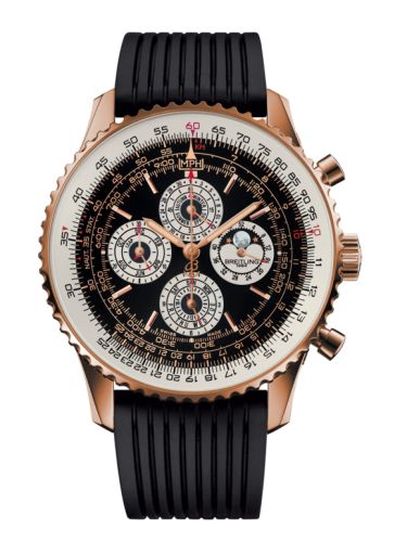 best replica Breitling - R29381E6.BF55.252S Navitimer QP Red Gold / Black / Rubber watch