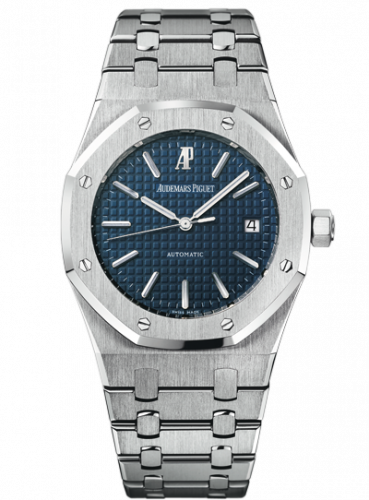 replica Audemars Piguet - 15300ST.OO.1220ST.02 Royal Oak 15300 Stainless Steel / Blue watch