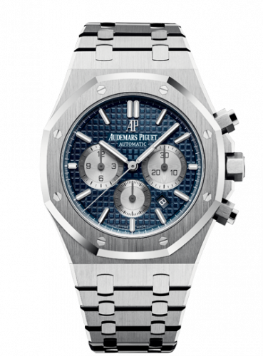 replica Audemars Piguet - 26331ST.OO.1220ST.01 Royal Oak Chronograph 41 Stainless Steel / Blue watch