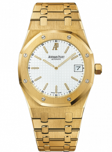 replica Audemars Piguet - 15202BA.OO.0944BA.01 Royal Oak Extra-Thin Yellow Gold / Silver watch
