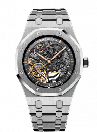 replica Audemars Piguet - 15407ST.OO.1220ST.01 Royal Oak 41 Double Balance Wheel Openworked Stainless Steel watch