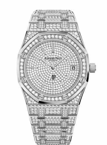 replica Audemars Piguet - 15202BC.ZZ.1241BC.01 Royal Oak Extra-Thin White Gold / Diamond watch
