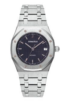 replica Audemars Piguet - 14790ST.OO.0789ST.09 Royal Oak 14790 Date Stainless Steel / Black watch