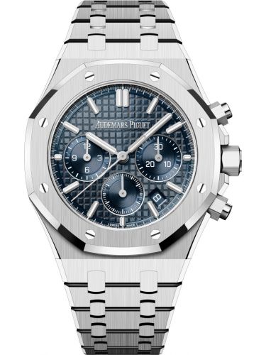 replica Audemars Piguet - 26715ST.OO.1356ST.01 Royal Oak Chronograph 38 Stainless Steel / Blue watch