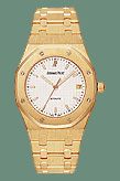 replica Audemars Piguet - 14790BA.OO.0789BA.02 Royal Oak 14790 Date Yellow Gold / White watch - Click Image to Close