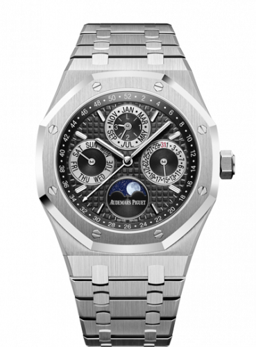replica Audemars Piguet - 26597PT.OO.1220PT.01 Royal Oak Perpetual Calendar 41 Platinum / Black watch