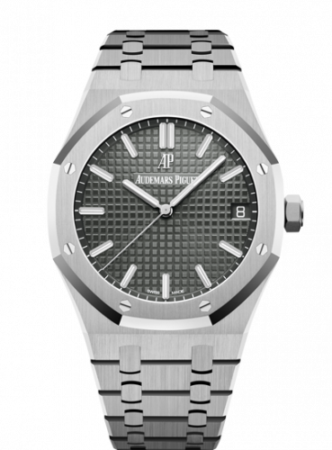 replica Audemars Piguet - 15500ST.OO.1220ST.02 Royal Oak 15500 Stainless Steel / Grey watch