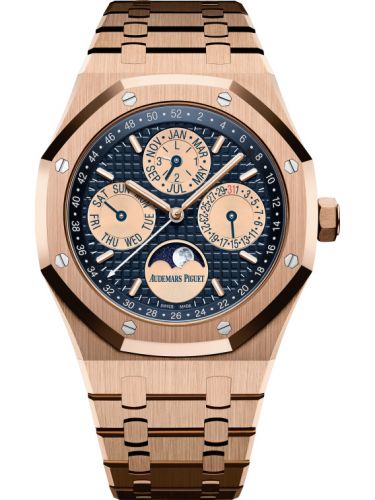 replica Audemars Piguet - 26584OR.OO.1220OR.02 Royal Oak Perpetual Calendar 41 Pink Gold / One Night for One Drop watch - Click Image to Close