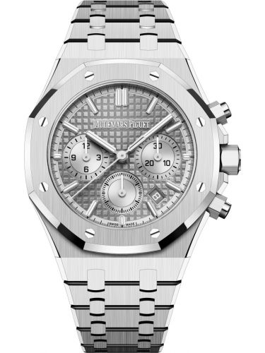 replica Audemars Piguet - 26715ST.OO.1356ST.02 Royal Oak Chronograph 38 Stainless Steel / Grey watch