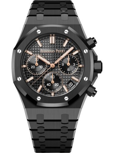 replica Audemars Piguet - 26240CE.OO.1225CE.01 Royal Oak Chronograph 41 Ceramic / Black / 50th Anniversary watch