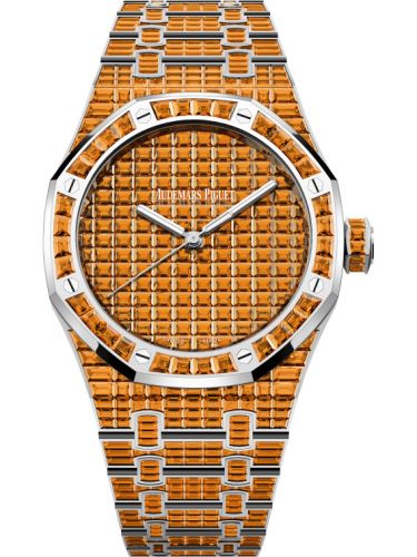 replica Audemars Piguet - 15514BC.SE.1284BC.01 Royal Oak Self-Winding 41 Orange Spessartite / 50th Anniversary watch - Click Image to Close