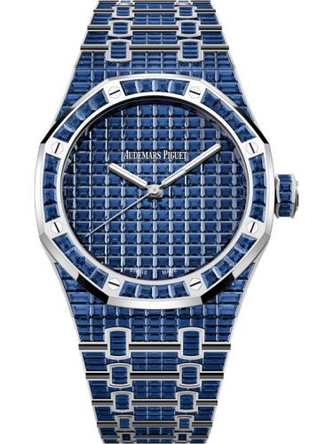 replica Audemars Piguet - 15514BC.SS.1284BC.01 Royal Oak Self-Winding 41 Blue Sapphire / 50th Anniversary watch