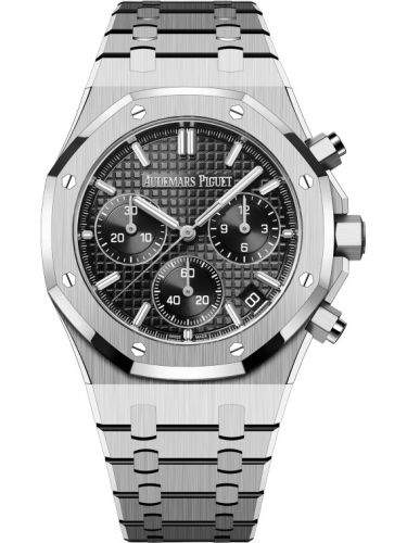 replica Audemars Piguet - 26240ST.OO.1320ST.06 Royal Oak Chronograph 41 Stainless Steel / Blue watch - Click Image to Close