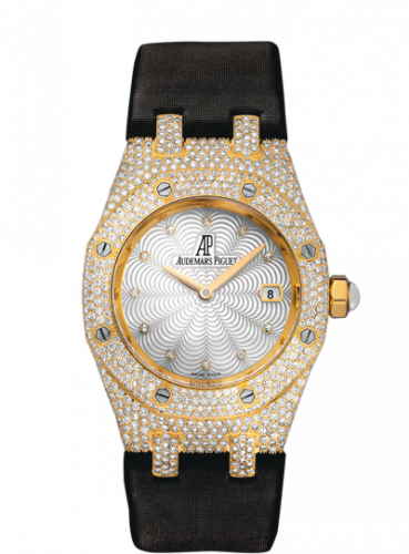 replica Audemars Piguet - 67605BA.ZZ.D080SU.01 Royal Oak 67601 Quartz Yellow Gold / Diamond / MOP watch