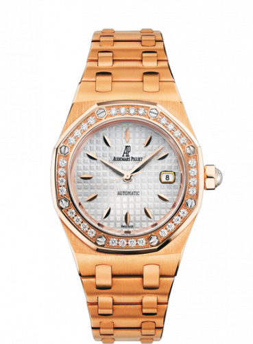replica Audemars Piguet - 77321OR.ZZ.1230OR.01 Royal Oak Selfwinding 77321 Pink Gold / Diamond / Silver / Bracelet watch