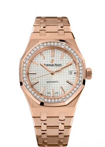 replica Audemars Piguet - 15451OR.ZZ.1256OR.01 Royal Oak 15451 Selfwinding Pink Gold / Silver watch