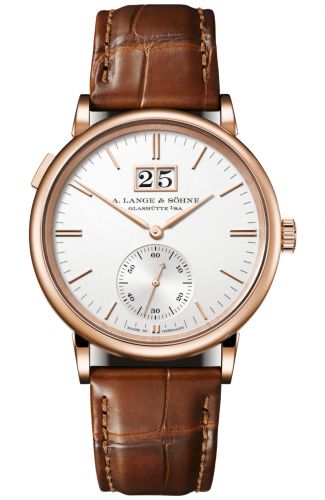 replica A. Lange & Söhne - 381.032 Saxonia Outsize Date Pink Gold / Silver watch