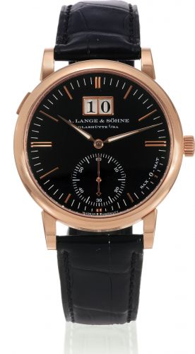 replica A. Lange & Söhne - 308.031 Langematik Big Date Pink Gold / Black watch