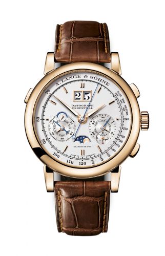 replica A. Lange & Söhne - 410.032 Datograph Perpetual Rose Gold / Silver watch