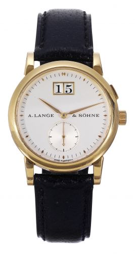 replica A. Lange & Söhne - 330.026 Saxonia Annual Calendar White Gold / Silver watch