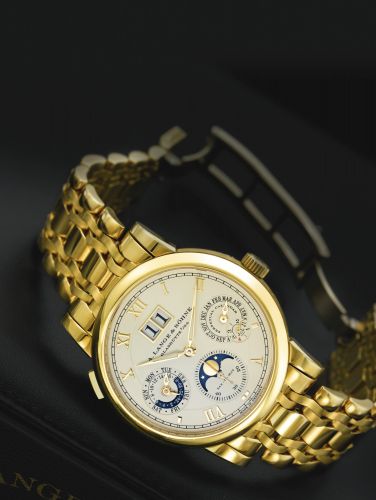 replica A. Lange & Söhne - 310.221 Langematik Perpetual Yellow Gold / Bracelet watch
