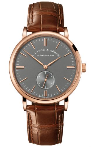 replica A. Lange & Söhne - 216.033 Saxonia Pink Gold / Grey / Boutique Edition watch - Click Image to Close