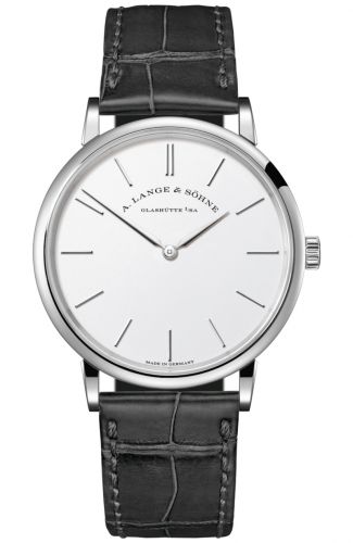 replica A. Lange & Söhne - 201.027 Saxonia Thin White Gold / Silver watch - Click Image to Close