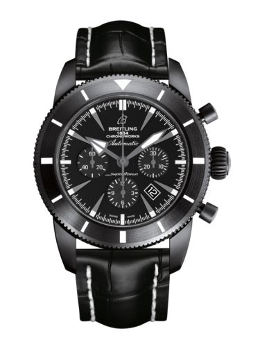 Breitling watch replica - SB0161E4.BE91.760P Superocean Heritage 46 Chronoworks Ceramic / Black / Croco