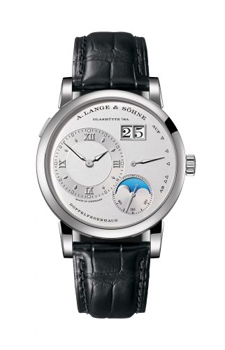replica A. Lange & Söhne - 190.025 Lange 1 Moonphase Day / Night Platinum / Silver watch