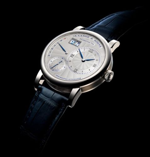 replica A. Lange & Söhne - 320.040 Lange 1 Daymatic White Gold / Silver Guilloche / Tokyo Boutique watch