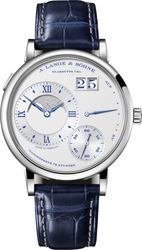 replica A. Lange & Söhne - 139.066 Grand Lange 1 Moonphase Day / Night White Gold / 25th Anniversary watch - Click Image to Close