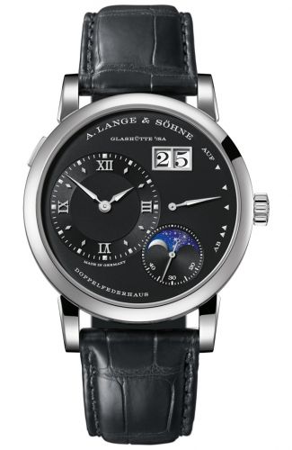 replica A. Lange & Söhne - 192.029 Lange 1 Moonphase Day / Night White Gold / Black watch