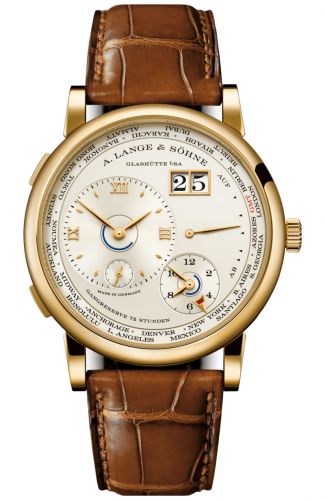 replica A. Lange & Söhne - 136.021 Lange 1 Timezone Yellow Gold / Champagne watch