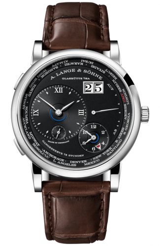 replica A. Lange & Söhne - 136.029 Lange 1 Timezone White Gold / Black watch