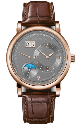 replica A. Lange & Söhne - 345.033 Lange 1 Perpetual Calendar Pink Gold / Grey watch